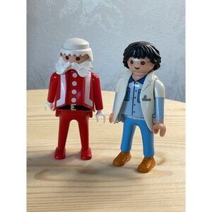 Playmobil Santa Claus & Doctor Action Figures